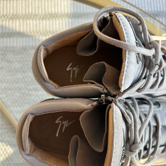 Giuseppe Zanotti Gray Sneakers - Picture 3 of 6